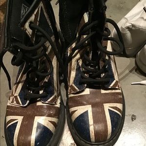 Red white and blue Dr.Martens